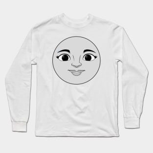 Rebecca happy face Long Sleeve T-Shirt